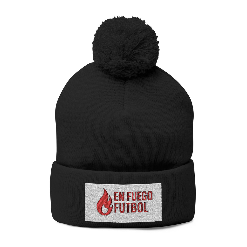 "En Fuego Futbol" Pom-Pom Knit Cap