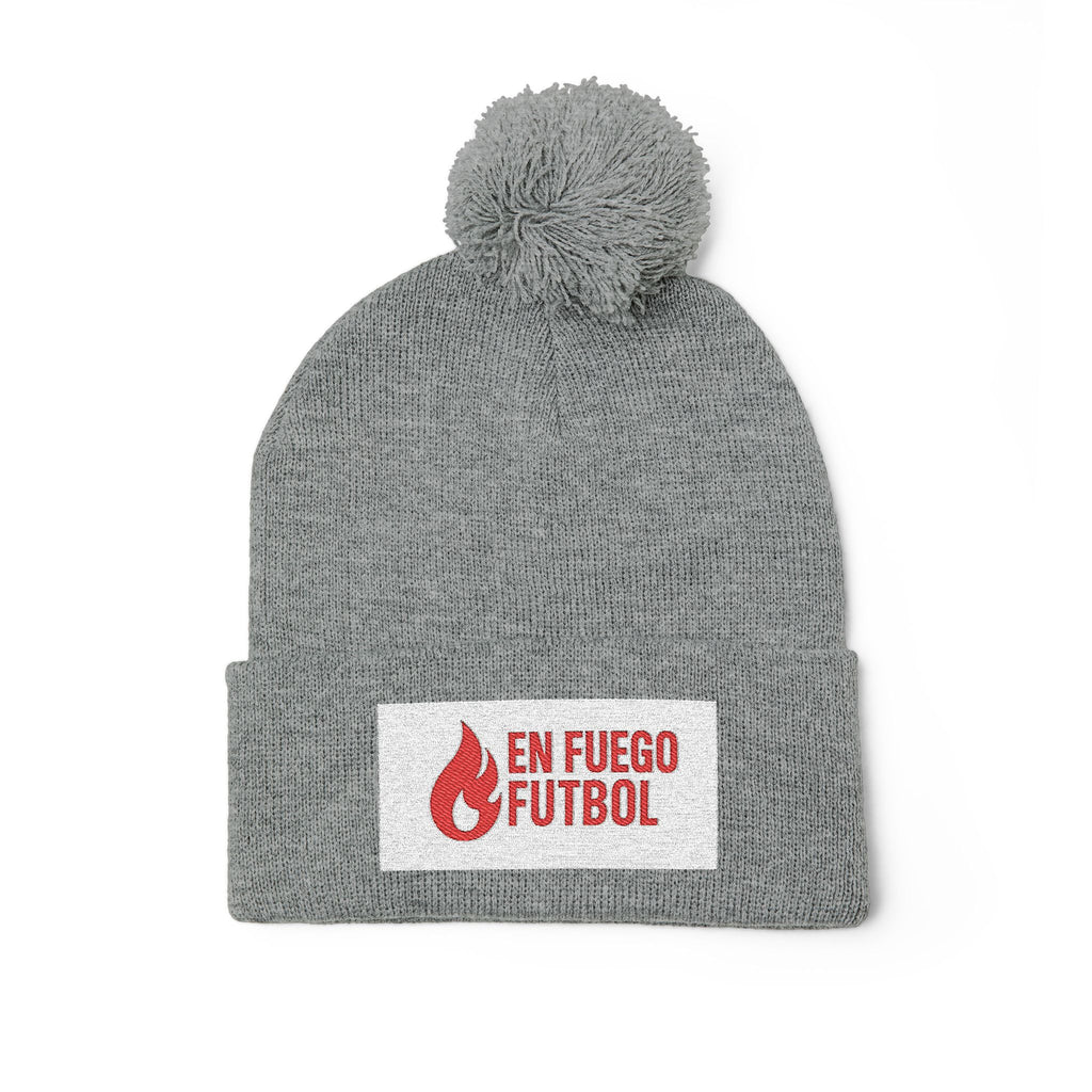 "En Fuego Futbol" Pom-Pom Knit Cap
