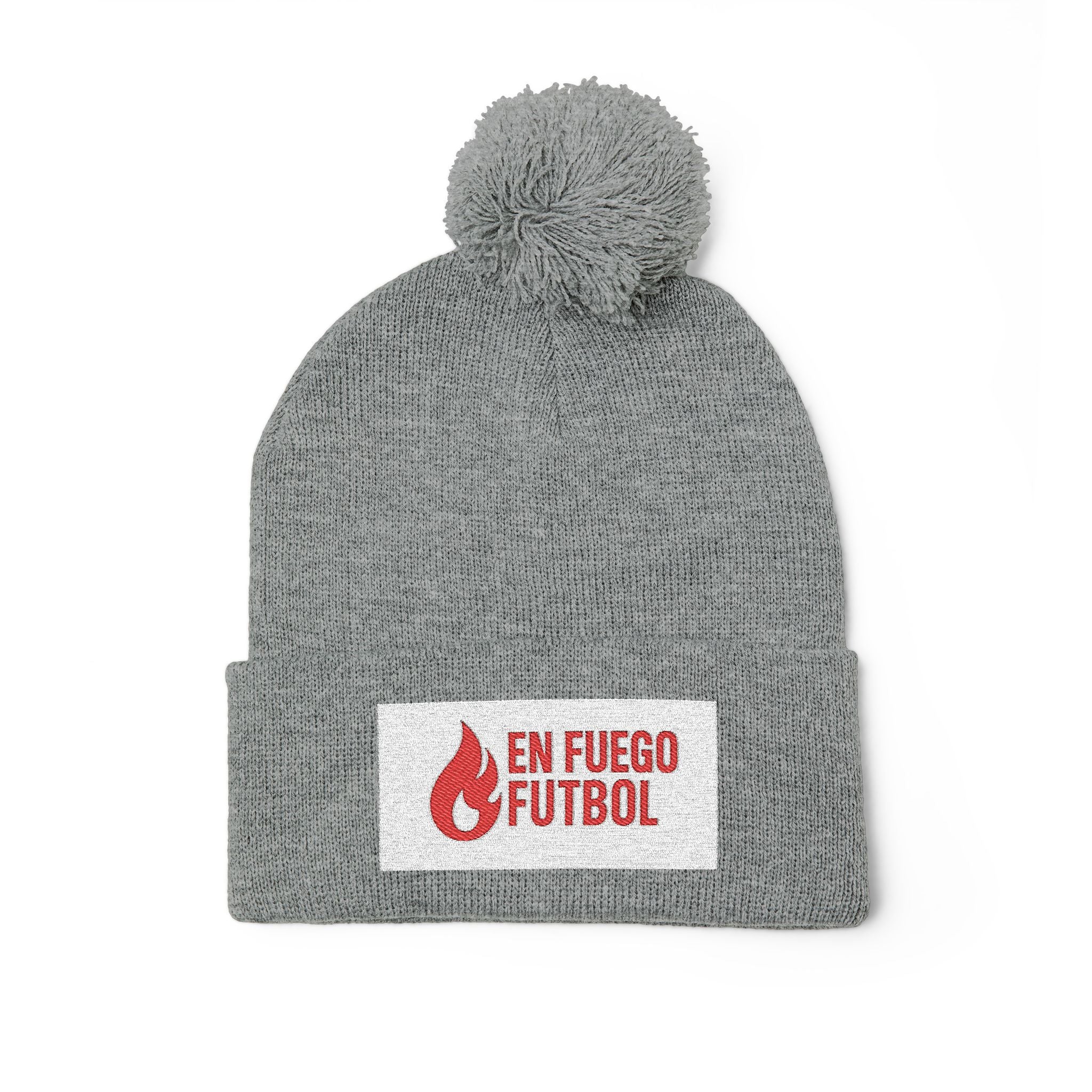 "En Fuego Futbol" Pom-Pom Knit Cap