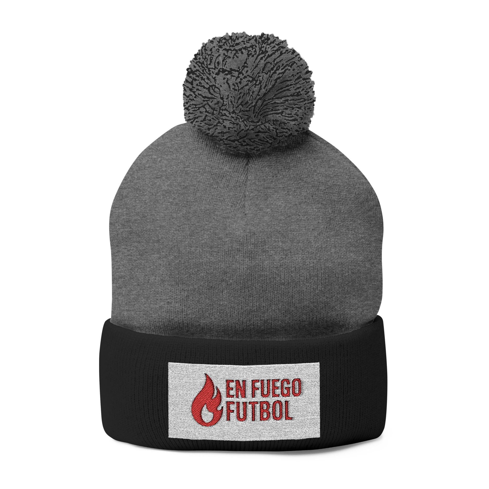"En Fuego Futbol" Pom-Pom Knit Cap