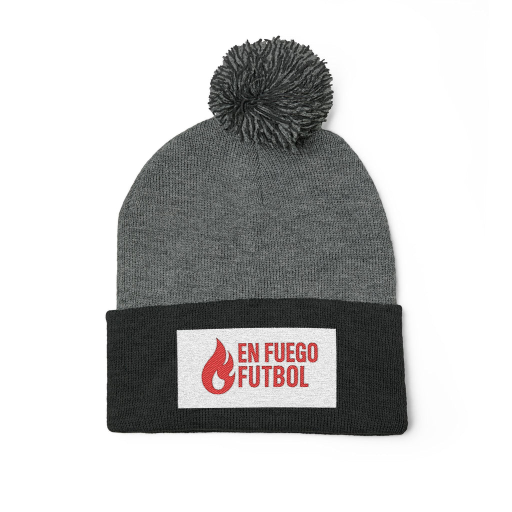 "En Fuego Futbol" Pom-Pom Knit Cap