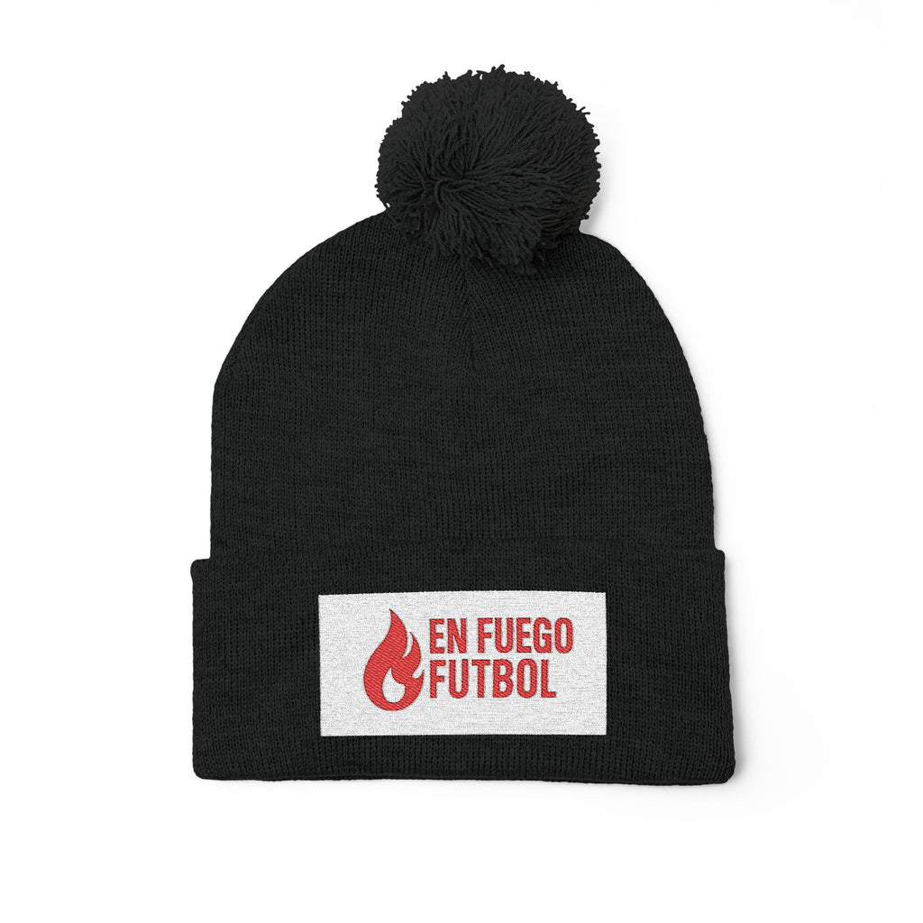 "En Fuego Futbol" Pom-Pom Knit Cap