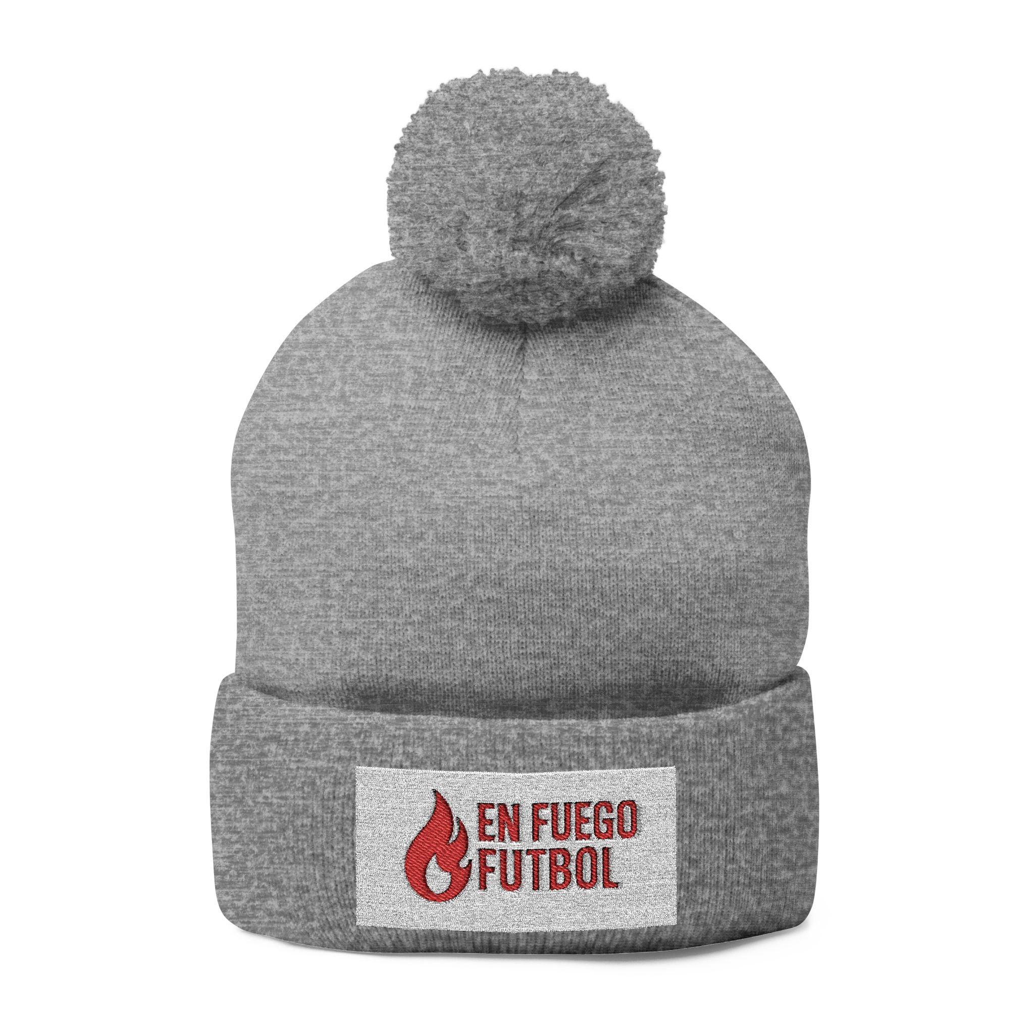"En Fuego Futbol" Pom-Pom Knit Cap